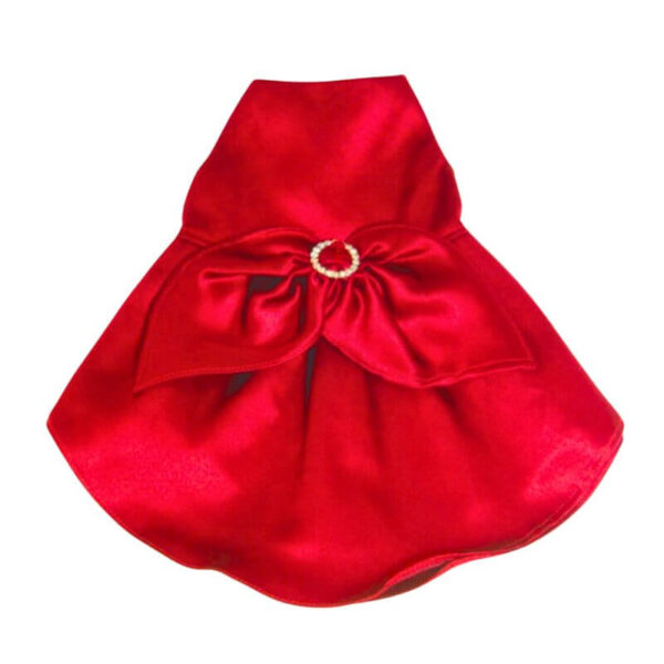 Red Satin Formal Dress
