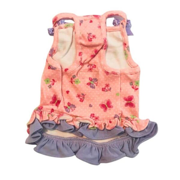 Butterfly Dots Ruffle Tank Dress