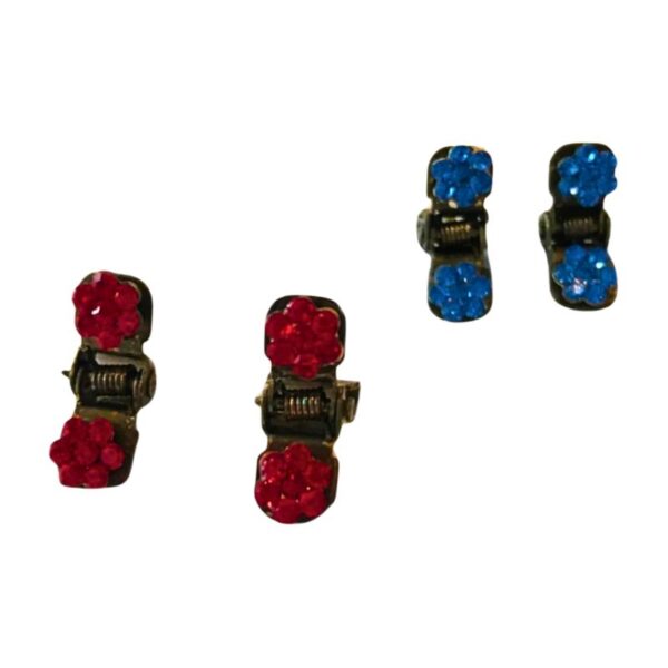 Mini Crystal Flower Claw