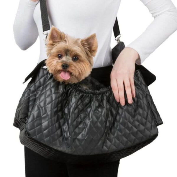 Gigi Sling - Black Quilted