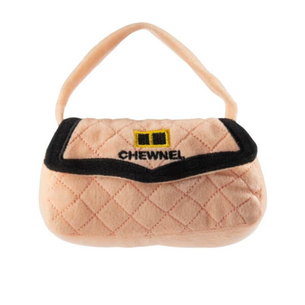 Chewnel Blush Bag dog toy