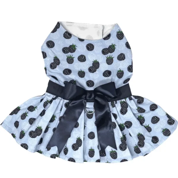 Blackberries Dog Dress w/ Matching Leash