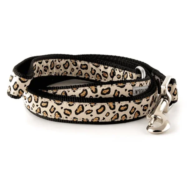 Cheetah Tan Collar/Leash