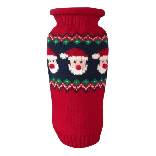 Santa Faces Fair Isle Sweater