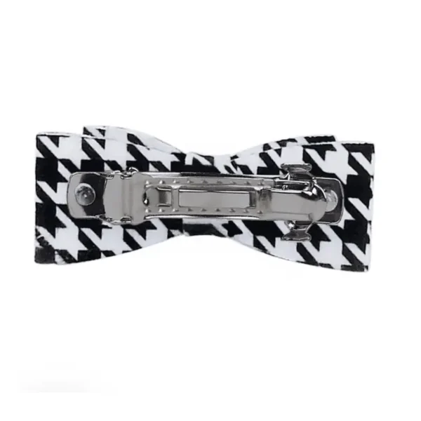 Houndstooth giltmore hair bow