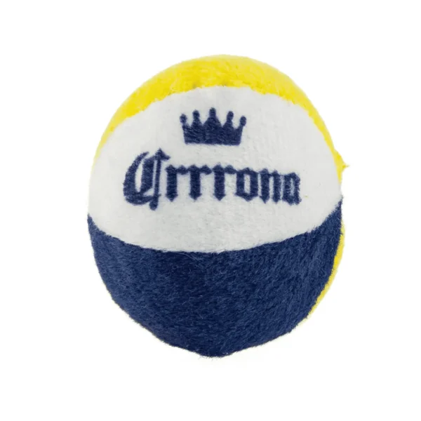 Grrrona Cooler Interactive Dog Toy – plush squeaky beach ball mini toy from set